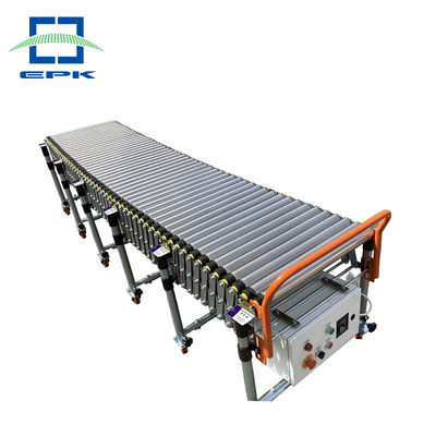 kwaliteit  Motorized Heat Resistant Automatic Powered Stainless Steel Driven Flexible Roller Conveyors fabriek