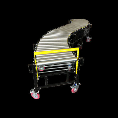 kwaliteit  Load 50kg Fireproof Expandable Adjustable Height Flexible Gravity Roller Conveyor fabriek